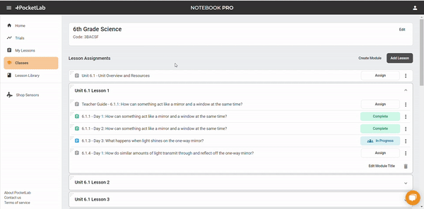 Monitor Progress_OpenSciEd