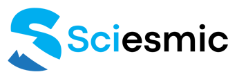 Sciesmic Logo - Black text - Transparent