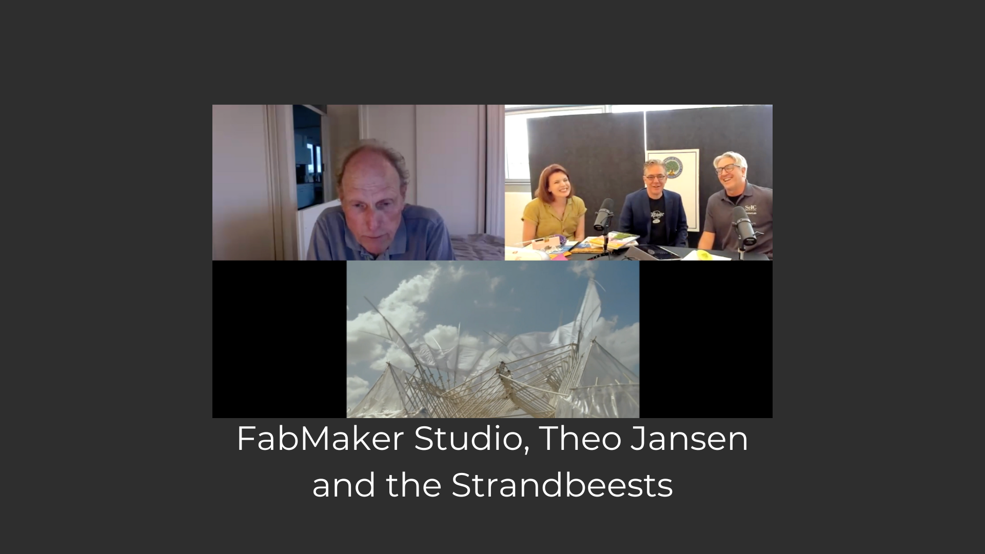 Theo Jansen Strandbeests FabMaker Studio Paul Reynolds TLC Dot Day