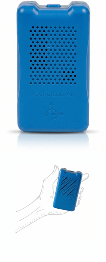 AirQ with hand